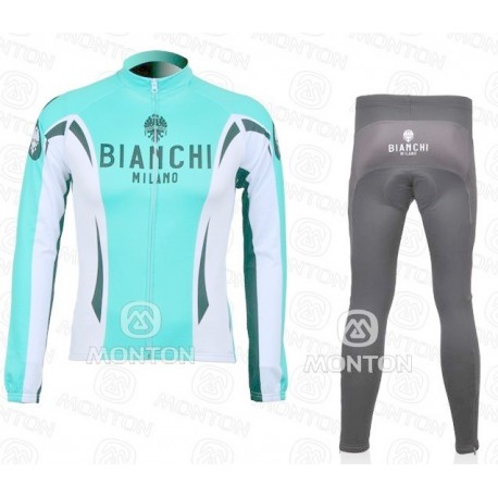 PROFESJONALNY JESIENNO-WIOSENNY KOMPLET ROWEROWY BIANCHI 2010/2011