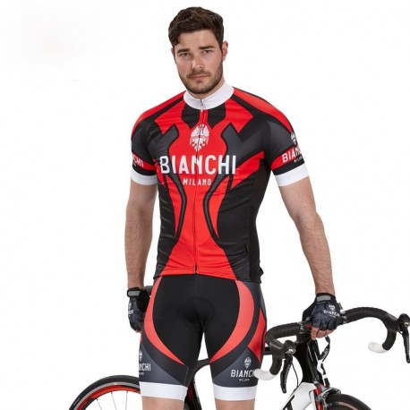 PROFESJONALNY LETNI KOMPLET ROWEROWY BIANCHI 2014 BLACK Z SZELKAMI
