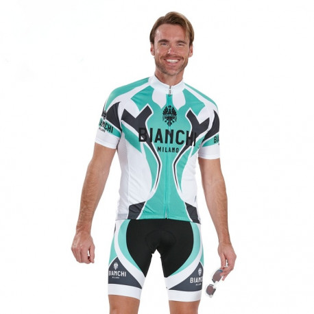 PROFESJONALNY LETNI KOMPLET ROWEROWY BIANCHI  MODEL 2010 Z SZELKAMI