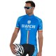 PROFESJONALNY LETNI KOMPLET ROWEROWY BIANCHI MODEL 2011 WHITE-BLUE Z SZELKAMI
