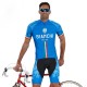 PROFESJONALNY LETNI KOMPLET ROWEROWY BIANCHI MODEL 2011 WHITE-BLUE Z SZELKAMI