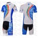 PROFESJONALNY LETNI KOMPLET ROWEROWY BIANCHI MODEL 2011 WHITE-BLUE