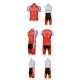 PROFESJONALNY LETNI KOMPLET ROWEROWY BIANCHI MODEL 2010/2011 RED