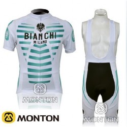 PROFESJONALNY LETNI KOMPLET ROWEROWY BIANCHI MODEL 2010/2011 WHITE