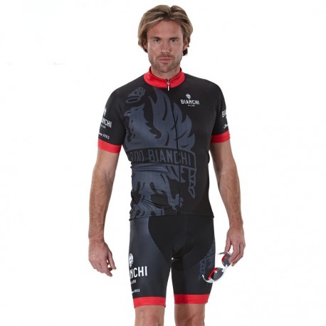 PROFESJONALNY LETNI KOMPLET ROWEROWY BIANCHI MODEL 2010/2011 BLACK Z SZELKAMI