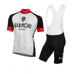 PROFESJONALNY LETNI KOMPLET ROWEROWY BIANCHI 2013 WHITE Z SZELKAMI