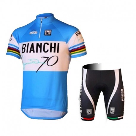 BIANCHI PROFESJONALNY LETNI KOMPLET ROWEROWY 2015 BLUE