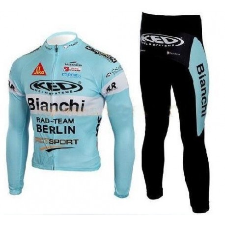 PROFESJONALNY JESIENNO-WIOSENNY KOMPLET ROWEROWY BIANCHI 2011