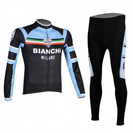 PROFESJONALNY JESIENNO-WIOSENNY KOMPLET ROWEROWY BIANCHI 2012/2013 Z SZELKAMI