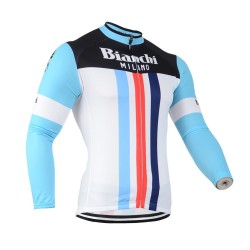 BIANCHI PROFESJONALNA BLUZA ROWEROWA 2014 WHITE-BLUE