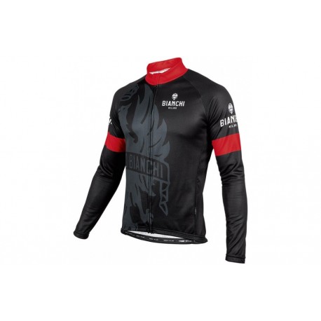BIANCHI PROFESJONALNA BLUZA ROWEROWA 2016 BLACK-RED