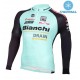 BIANCHI PROFESJONALNA BLUZA ROWEROWA 2016 GREEN-WHITE