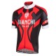 BIANCHI PROFESJONALNA KOSZULKA ROWEROWA MODEL 2016 RED