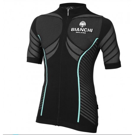BIANCHI PROFESJONALNA KOSZULKA ROWEROWA MODEL 2016/2017 BLACK