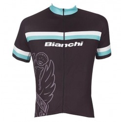 BIANCHI PROFESJONALNA KOSZULKA ROWEROWA MODEL 2017 BLACK-BLUE