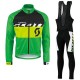 SCOTT PROFESJONALNY DŁUGI KOMPLET ROWEROWY MODEL 2016 BLACK-YELLOW-WHITE