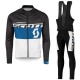 SCOTT PROFESJONALNY DŁUGI KOMPLET ROWEROWY MODEL 2016 BLACK-BLUE-WHITE