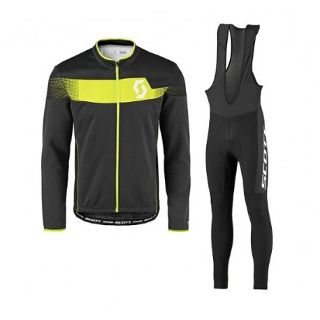 SCOTT PROFESJONALNY DŁUGI KOMPLET ROWEROWY MODEL 2016/17 BLACK-YELLOW