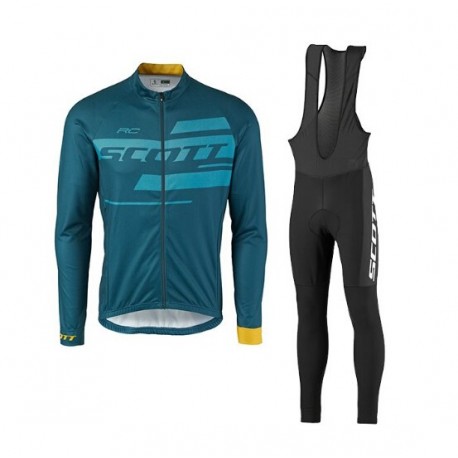 SCOTT PROFESJONALNY DŁUGI KOMPLET ROWEROWY MODEL 2017 BLUE