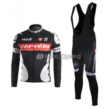 PROFESJONALNY JESIENNO-WIOSENNY KOMPLET ROWEROWY CERVELO 2011 BLACK