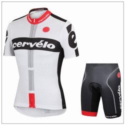 CERVELO PROFESJONALNY LETNI KOMPLET ROWEROWY MODEL 2016 WHITE