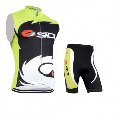 SIDI PROFESJONALNY BEZRĘKAWNIK + SPODENKI ROWEROWE MODEL 2014