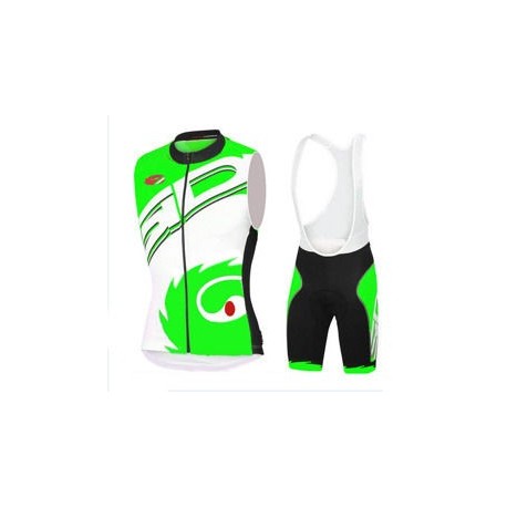 SIDI PROFESJONALNY BEZRĘKAWNIK + SPODENKI ROWEROWE MODEL 2015 GREEN