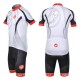 PROFESJONALNY LETNI KOMPLET CASTELLI 2012 WHITE-BLACK