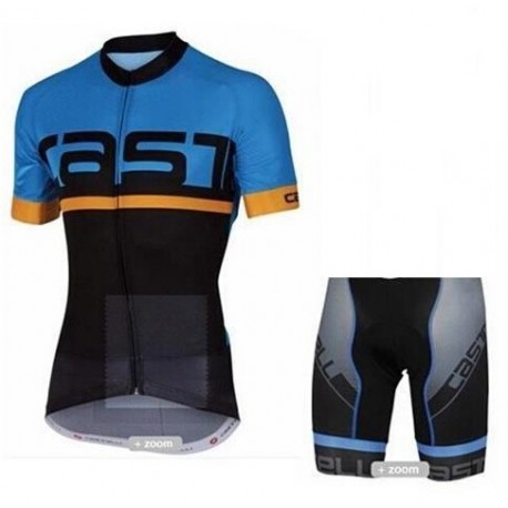 PROFESJONALNY LETNI KOMPLET CASTELLI 2012 YELLOW Z SZELKAMI