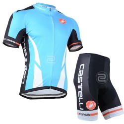 CASTELLI PROFESJONALNY LETNI KOMPLET ROWEROWY 2014 BLUE