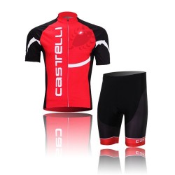CASTELLI PROFESJONALNY LETNI KOMPLET ROWEROWY 2014 RED
