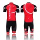 CASTELLI PROFESJONALNY LETNI KOMPLET ROWEROWY 2014 RED