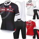 CASTELLI PROFESJONALNY LETNI KOMPLET ROWEROWY 2014/15 BLACK-RED