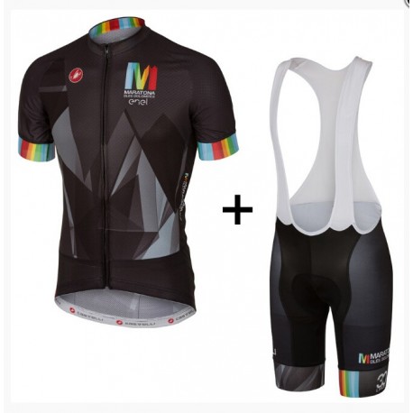 CASTELLI PROFESJONALNY LETNI KOMPLET ROWEROWY 2016/17 GREEN-YELLOW