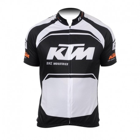KTM PROFESJONALNA KOSZULKA ROWEROWA 2015 WHITE-BLACK