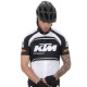 KTM PROFESJONALNA KOSZULKA ROWEROWA 2015 WHITE-BLACK