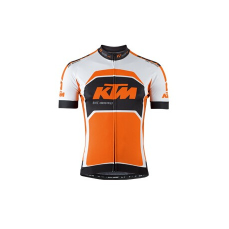 KTM PROFESJONALNA KOSZULKA ROWEROWA 2015/16 ORANGE-WHITE