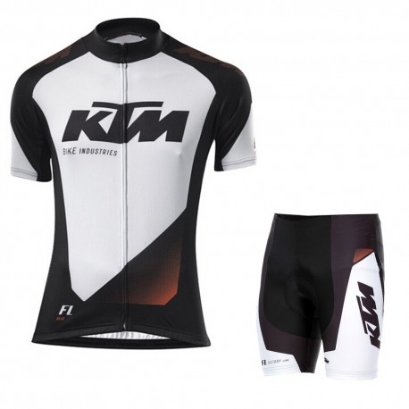 KTM PROFESJONALNY LETNI KOMPLET ROWEROWY 2016 WHITE-BLACK