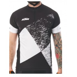 KTM PROFESJONALNA KOSZULKA ROWEROWA 2017 BLACK-WHITE