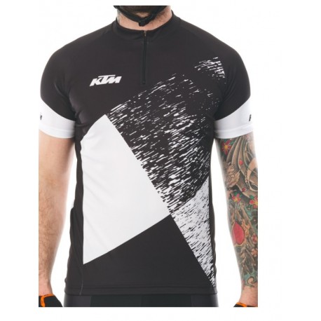 KTM PROFESJONALNA KOSZULKA ROWEROWA 2017 BLACK-WHITE