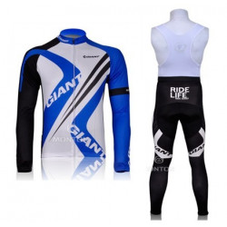 GIANT PROFESJONALNY DŁUGI KOMPLET ROWEROWY 2012 WHITE-BLUE
