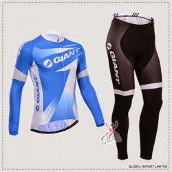 PROFESJONALNY DŁUGI KOMPLET ROWEROWY GIANT 2014 BLUE
