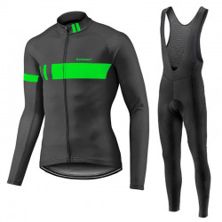 GIANT PROFESJONALNY DŁUGI KOMPLET ROWEROWY 2015/16 BLACK-GREEN