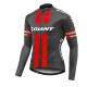 GIANT PROFESJONALNY DŁUGI KOMPLET ROWEROWY 2015/16 BLACK-RED