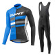 GIANT PROFESJONALNY DŁUGI KOMPLET ROWEROWY 2017 BLACK-BLUE