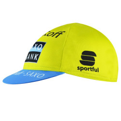 TINFOFF/SAXO BANK PROFESJONALNA CZAPKA ROWEROWA MODEL 2015 YELLOW