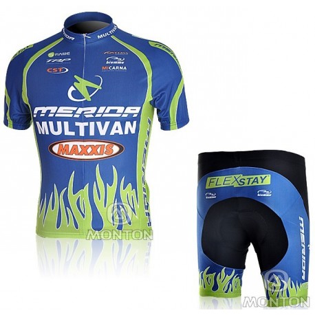 MERIDA PROFESJONALNY LETNI KOMPLET ROWEROWY 2010 BLUE