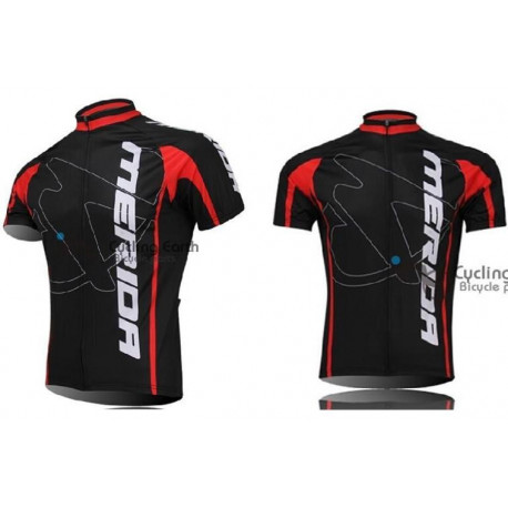 MERIDA PROFESJONALNA KOSZULKA ROWEROWY 2012 BLACK-RED