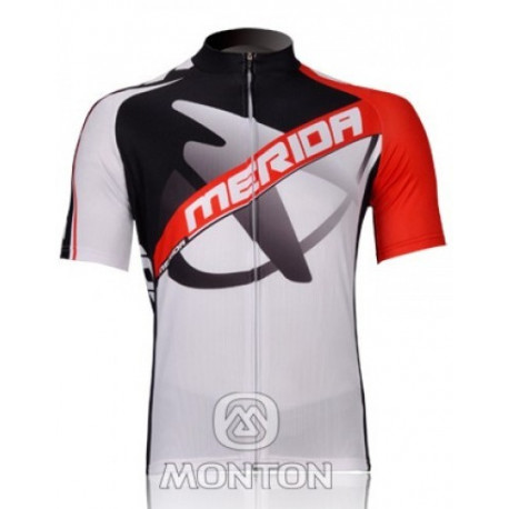 MERIDA PROFESJONALNA KOSZULKA ROWEROWY 2012 WHITE-RED