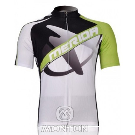 MERIDA PROFESJONALNA KOSZULKA ROWEROWY 2012 WHITE-GREEN